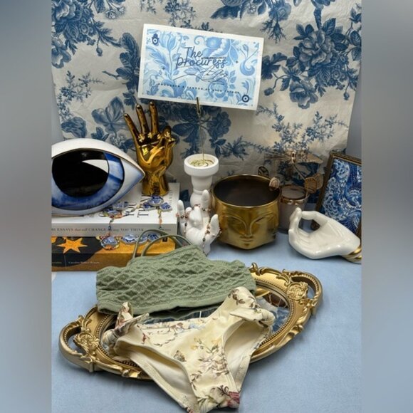 🆕 ZIMMERMANN KIDS 🧿 NWOT Waverly Knit Bandeau Bikini, Mismatched Floral Sz 1 Y - Picture 2 of 14